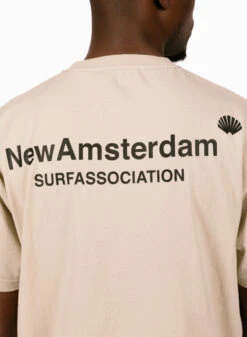 New Amsterdam Surf Association Logo Tee Castlewall -Samsoe Samsoe Shop image 1017