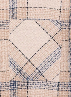 Wax London Summer Whiting Overshirt Earl Check Ecru Blue -Samsoe Samsoe Shop image 1033