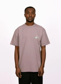 Olaf Hussein Diver Outline Tee Stone Grey