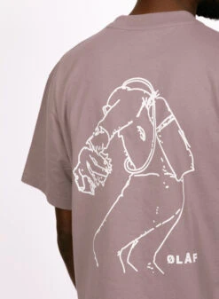 Olaf Hussein Diver Outline Tee Stone Grey -Samsoe Samsoe Shop image 1044