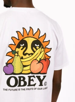 Obey The Future Is The Fruits Ours White -Samsoe Samsoe Shop image 105