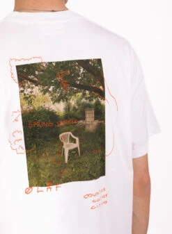 Olaf Hussein Notes Tee Optical White -Samsoe Samsoe Shop image 1050