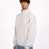 New Amsterdam Surf Association Half Zip Turtleneck Sweat Ash -Samsoe Samsoe Shop image 1055