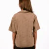 Olaf Hussein WMN Open Collar Shirt SS Brown -Samsoe Samsoe Shop image 106
