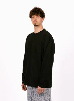 New Amsterdam Surf Association Wax Longsleeve Black -Samsoe Samsoe Shop image 1065