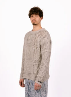 Daily Paper Moonstruck Grey Zuberi Crochet Longsleeve -Samsoe Samsoe Shop image 1070