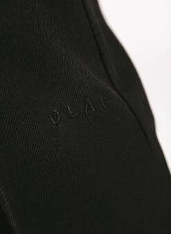 Olaf Hussein Slim Elasticated Trouser Black