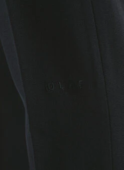 Olaf Hussein Slim Fit Elasticated Pants Navy