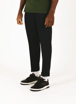 Olaf Hussein Slim Fit Elasticated Pants Navy -Samsoe Samsoe Shop image 1105