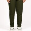 Olaf Hussein Seersucker Slim Pants Forest Green