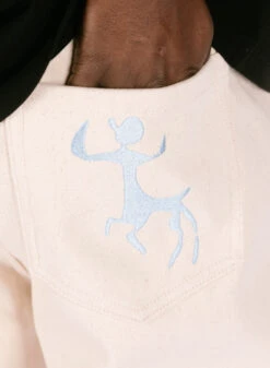 The New Originals Freddy Paint Jeans White Alyssum -Samsoe Samsoe Shop image 1160