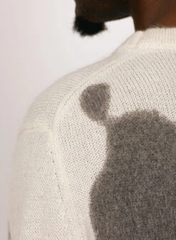 Olaf Hussein OLAF Passenger Mohair Knit Crewneck Off White