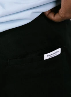 New Amsterdam Surf Association Reworked Trouser Black -Samsoe Samsoe Shop image 1199