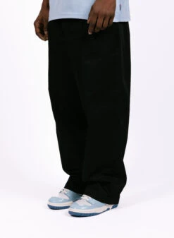 New Amsterdam Surf Association Reworked Trouser Black -Samsoe Samsoe Shop image 1200