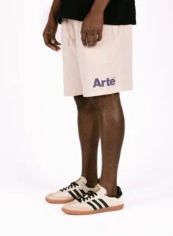 Arte Samuel Logo Shorts Cream -Samsoe Samsoe Shop image 1205