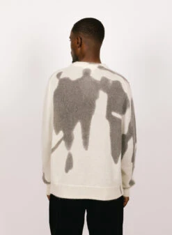 Olaf Hussein OLAF Passenger Mohair Knit Crewneck Off White -Samsoe Samsoe Shop image 123