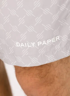 Daily Paper Sleet Grey Kato Monogram Swimshorts -Samsoe Samsoe Shop image 1279