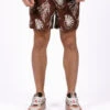 Samsoe Samsoe Moses Swim Shorts AOP 14702 Brown Stone Fossil -Samsoe Samsoe Shop image 1288