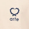 Arte Teo Small Heart T-shirt Cream -Samsoe Samsoe Shop image 130