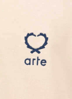 Arte Teo Small Heart T-shirt Cream