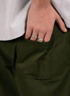 Olaf Hussein Nylon Shorts Pewter -Samsoe Samsoe Shop image 1302