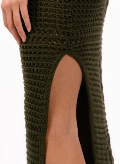 Daily Paper Izara Crochet Dress Army Green -Samsoe Samsoe Shop image 1321