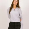 Olaf Hussein WMN Rib Zip Mock -Samsoe Samsoe Shop image 1348