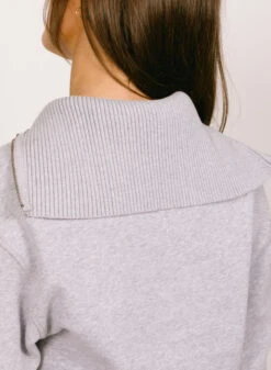 Olaf Hussein WMN Rib Zip Mock -Samsoe Samsoe Shop image 1353