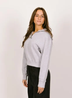 Olaf Hussein WMN Rib Zip Mock -Samsoe Samsoe Shop image 1354