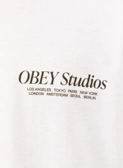 Obey Visual Food For Your Mind Classic T-shirt White