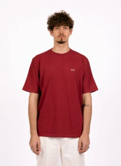 Arte Teo Back Team T-shirt Bordeaux -Samsoe Samsoe Shop image 1379