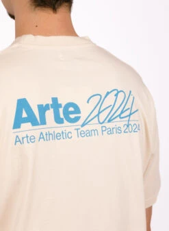 Arte Teo Back SS24 T-shirt Cream -Samsoe Samsoe Shop image 1386