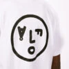 Olaf Hussein Face Tee Optical White