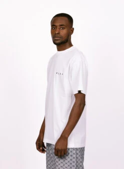 Olaf Hussein Face Tee Optical White -Samsoe Samsoe Shop image 1415