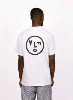 Olaf Hussein Face Tee Optical White -Samsoe Samsoe Shop image 1416