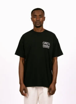 Obey Studios Icon Jet Black -Samsoe Samsoe Shop image 1419