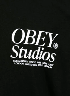 Obey Studios Icon Jet Black -Samsoe Samsoe Shop image 1420