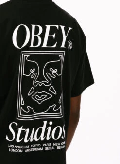 Obey Studios Icon Jet Black -Samsoe Samsoe Shop image 1421
