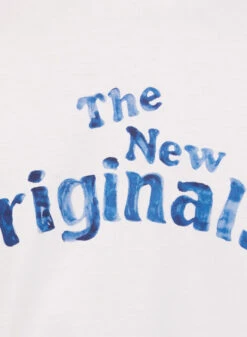 The New Originals Workman Paint Tee White Alyssum -Samsoe Samsoe Shop image 1430