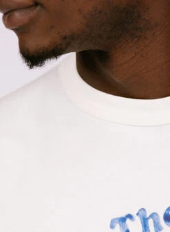 The New Originals Workman Paint Tee White Alyssum -Samsoe Samsoe Shop image 1431