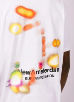 New Amsterdam Surf Association Night Lights Tee White
