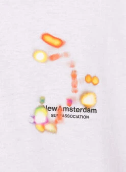 New Amsterdam Surf Association Night Lights Tee White -Samsoe Samsoe Shop image 1445