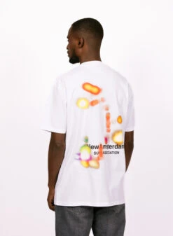 New Amsterdam Surf Association Night Lights Tee White -Samsoe Samsoe Shop image 1446