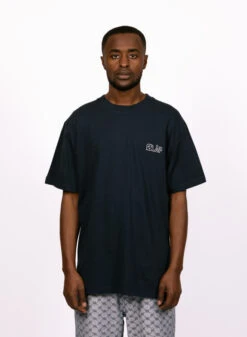 Olaf Hussein Deep Sea Tee Navy