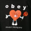 Obey Always Saying Sorry Off Black -Samsoe Samsoe Shop image 1457