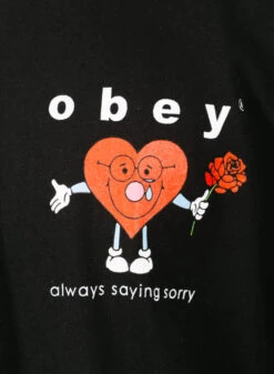 Obey Always Saying Sorry Off Black