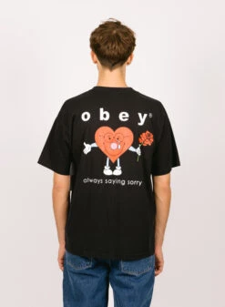 Obey Always Saying Sorry Off Black -Samsoe Samsoe Shop image 1460