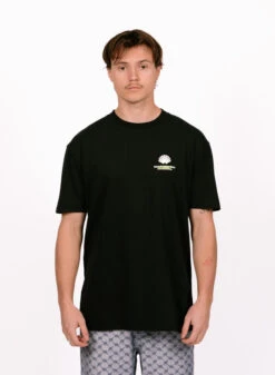 New Amsterdam Surf Association Logo Tourist Tee Black -Samsoe Samsoe Shop image 1483