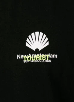 New Amsterdam Surf Association Logo Tourist Tee Black -Samsoe Samsoe Shop image 1485
