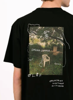 Olaf Hussein Notes Tee Black -Samsoe Samsoe Shop image 1499
